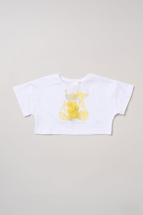 Lemonade Applique Short Sleeve T-Shirt and Tutu Skirt Outfit Set - Image 4
