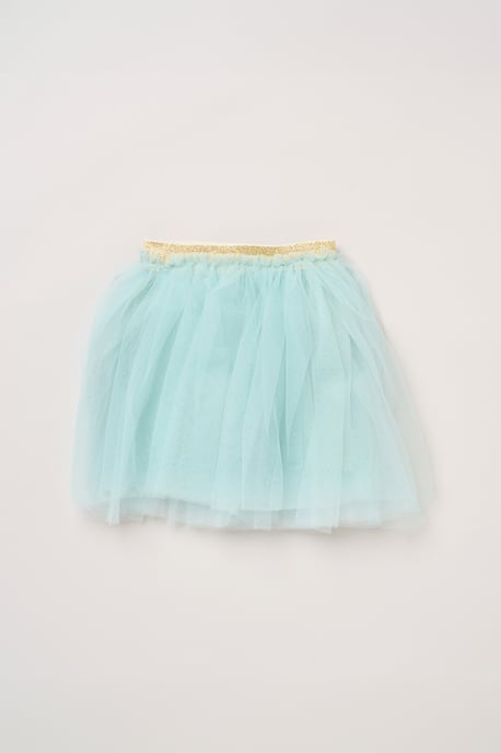 Butterfly Applique Short Sleeve T-Shirt and Tutu Skirt Outfit Set - Image 4