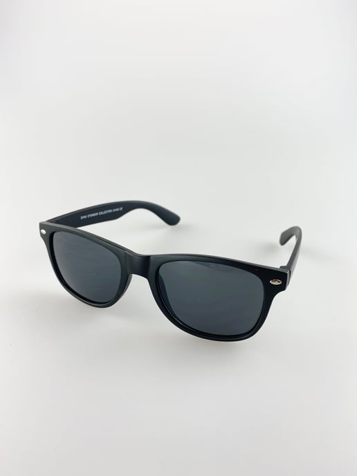 Classic Wayfarer Sunglasses With Black Matte Frame - Image 4