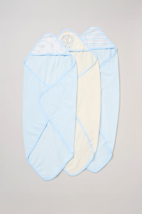3 Pack Lion Hooded Towels - Image 2