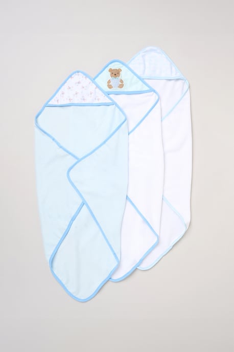 3 Pack Bear Hooded Towels - Image 2