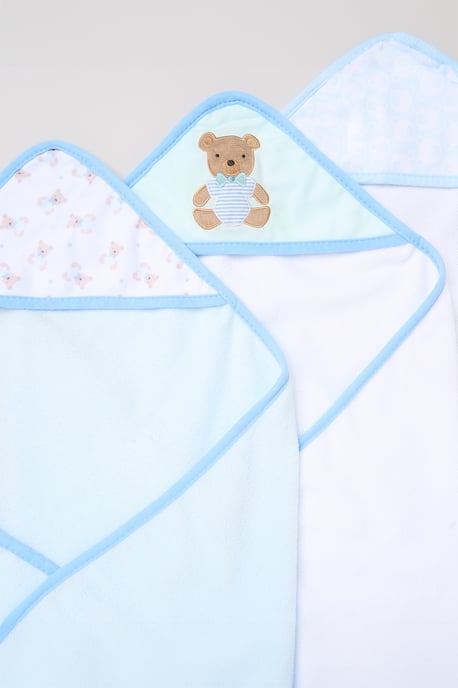 3 Pack Bear Hooded Towels - Image 3