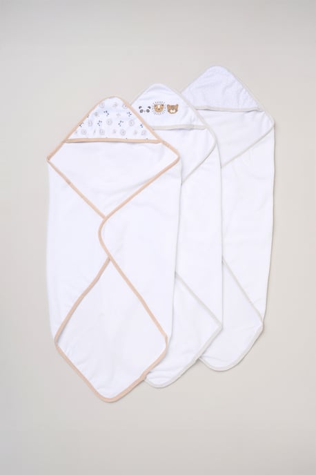 3 Pack Animal Hooded Towels - Image 2