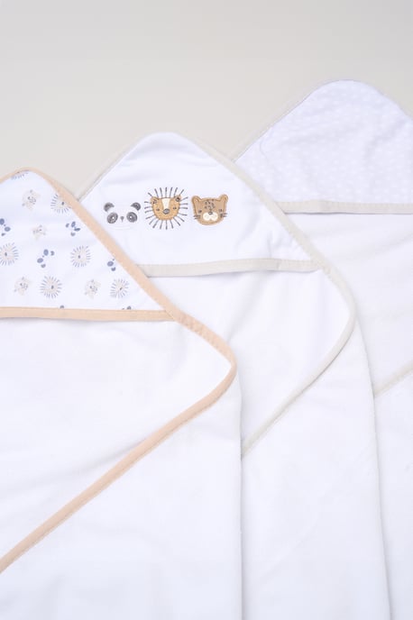 3 Pack Animal Hooded Towels - Image 3
