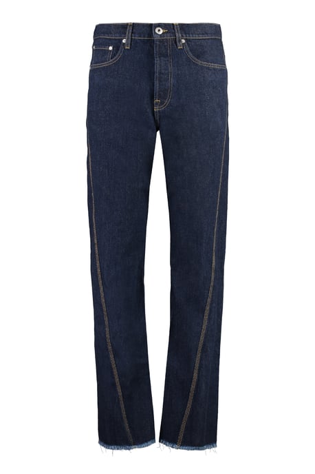 5-fickors rakbenade jeans - Image 2