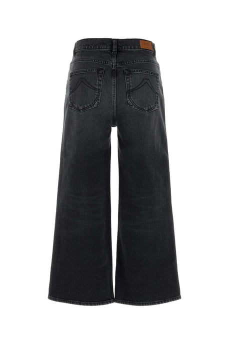 Black Stretch Denim Jeans - Image 3