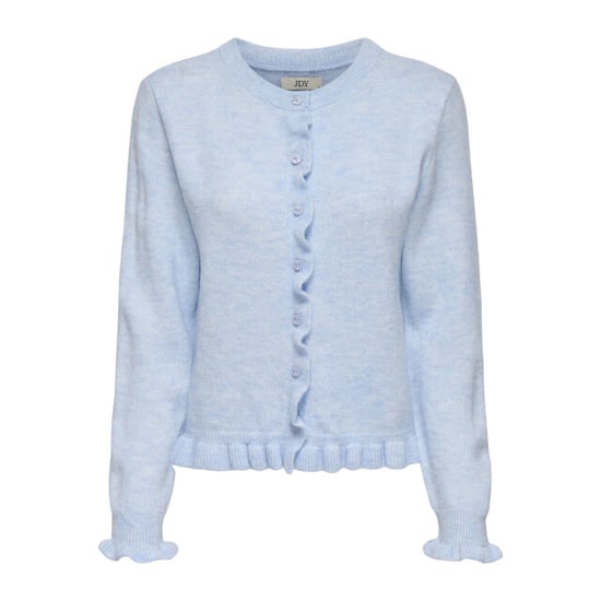 Jacqueline de Yong letty l/s on frill cardigan knt 15363485 cashmere - Image 1