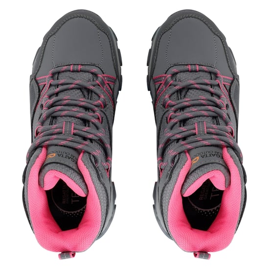 Regatta Childrens/Kids Holcombe III Walking Boots (Steel/Tulip) - Image 4