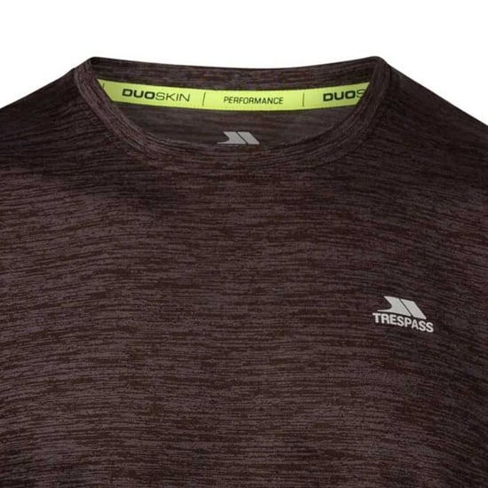 Trespass Mens Kearsley Active Top (Dark Flint Marl) - Image 3