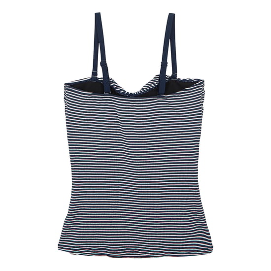 Regatta Aceana III Seeksucker Tankini Top för damer/kvinnor (Marin/Vit) - Image 2