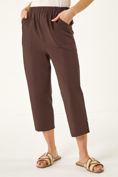 Petite Bengaline Cropped Trouser - Image 4