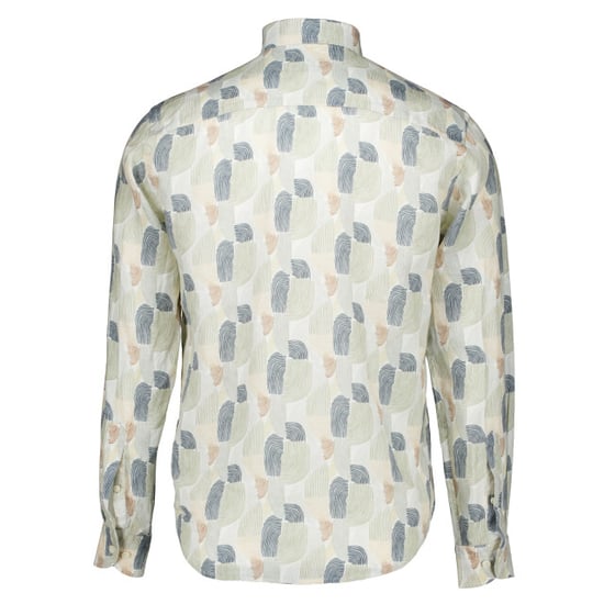 Eton Geometric print linen shirt lange mouw overhemden 100014843 - Image 2