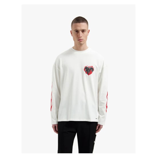croyez homme Heart on fire longsleeve longsleeves crb30026007 - Image 2