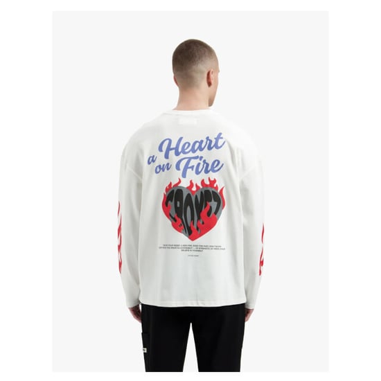 croyez homme Heart on fire longsleeve longsleeves crb30026007 - Image 3