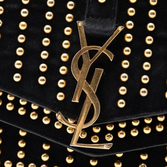 Tweedekans Medium Studded Suede Monogram Sulpice Crossbody - Image 6