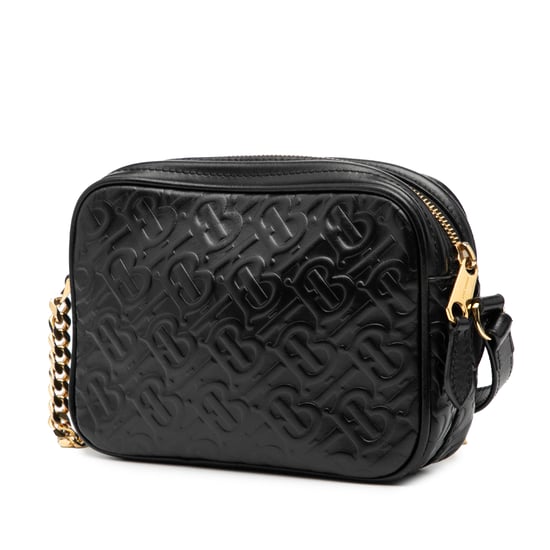 Pre-owned Embossed Calfskin Tb Monogram Camera Chain Crossbody - Image 2