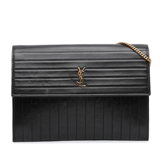 Pre-owned Quilted Calfskin Victoire Chain Crossbody - Image 1