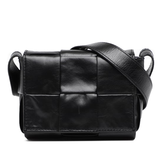 Pre-owned Candy Paper Calfskin Intrecciato Cassette Crossbody - Image 1
