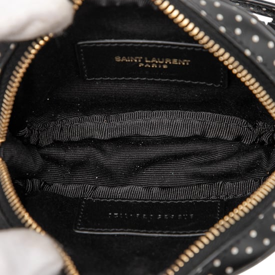 Pre-owned Baby Quilted Chevron Calfskin Monogram Polka Dot Lou Camera Bag - Image 4