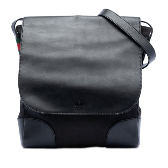 Pre-owned Gg Canvas And Leather Crossbody - Image 1