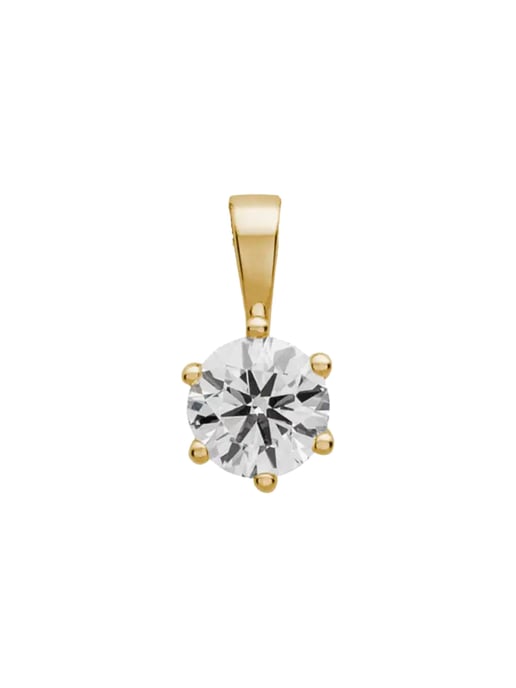 Lyomi Trailer 585/- Gelbgold 1 synth. Diam. 0,75 ct. - Image 1