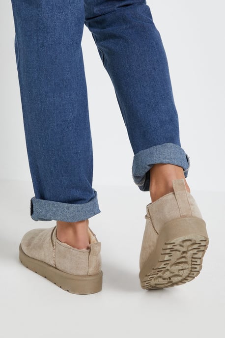 Pamela Cozy Faux Suede Fur Trim Boots - Image 3