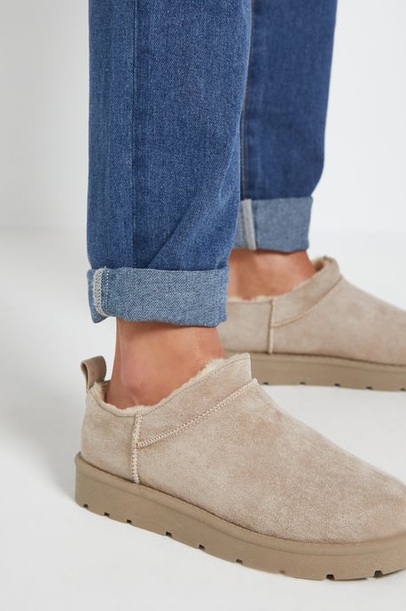Pamela Cozy Faux Suede Fur Trim Boots - Image 4