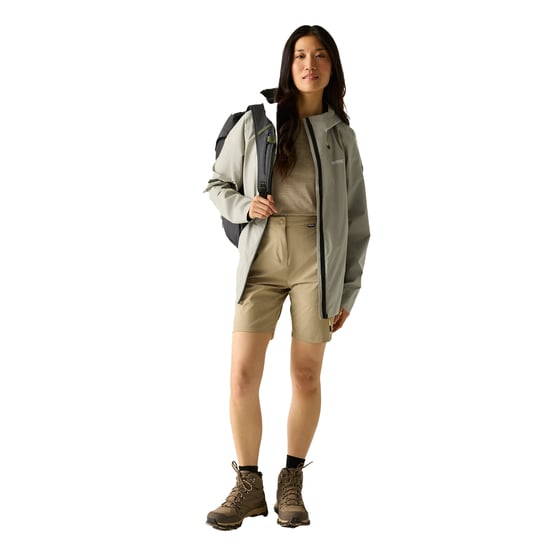 Regatta Womens/Ladies Radler Waterproof Jacket (Parchment) - Image 5