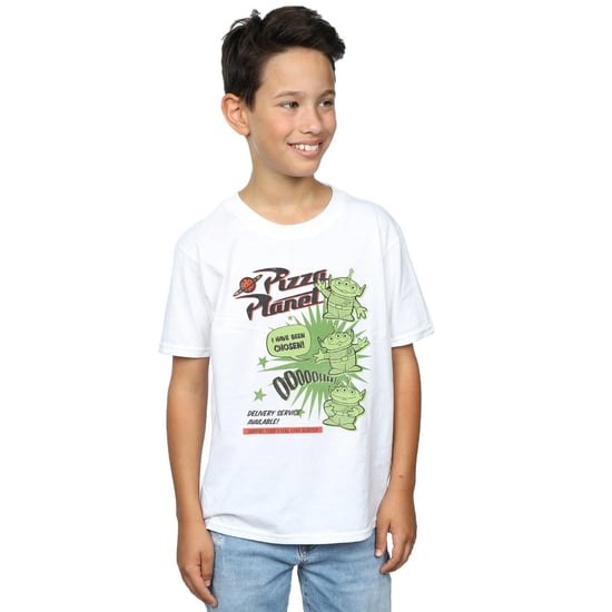 Disney Jongens Toy Story 4 Pizza Planet Little Green Men T-shirt (Wit) - Image 3