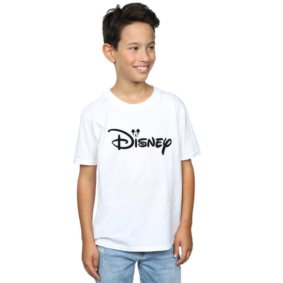 Disney Jongens Mickey Mouse Hoofd Logo T-shirt (Wit) - Image 3