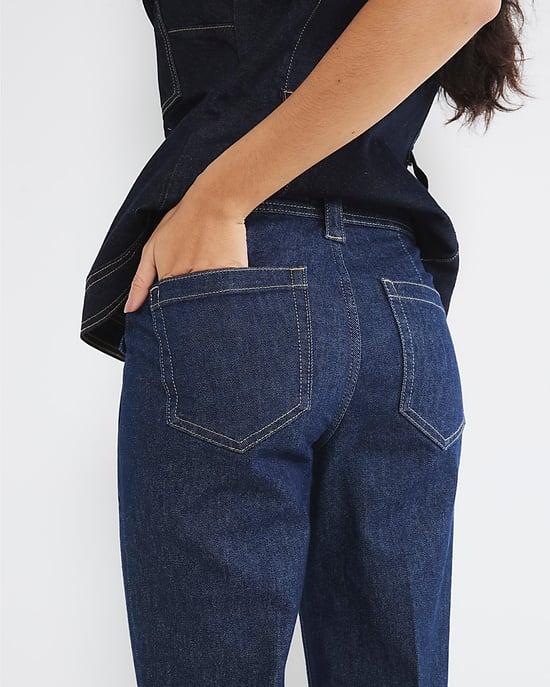 River Island Womens Bootcut Jeans Blue High Rise Relaxed Flared Leg - Image 3