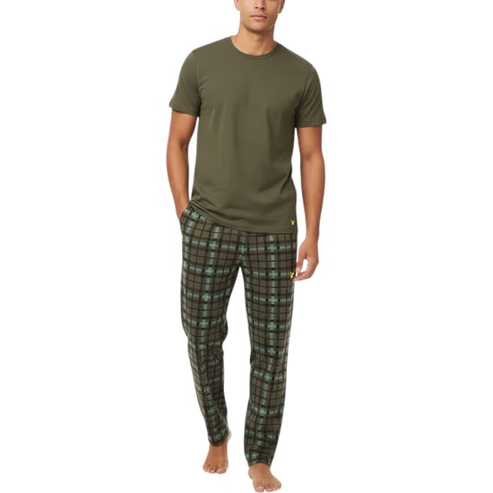 Lyle & Scott Mens Cotton Casul Rich Checked Regalur fit Pajamas Set - Image 4