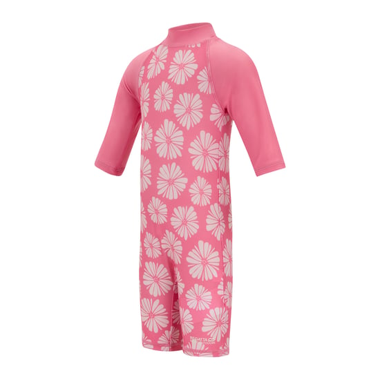 Regatta Barnens Flow Print Rash Suit (Pink Haze) - Image 3
