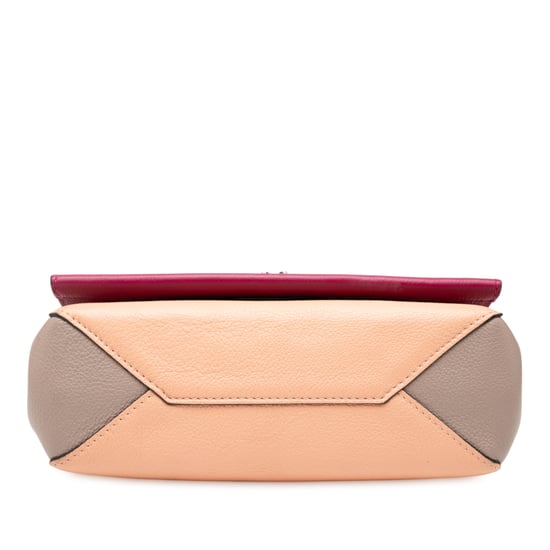 Pre-owned Tricolor Leather Lockme Ii Bb - Image 3