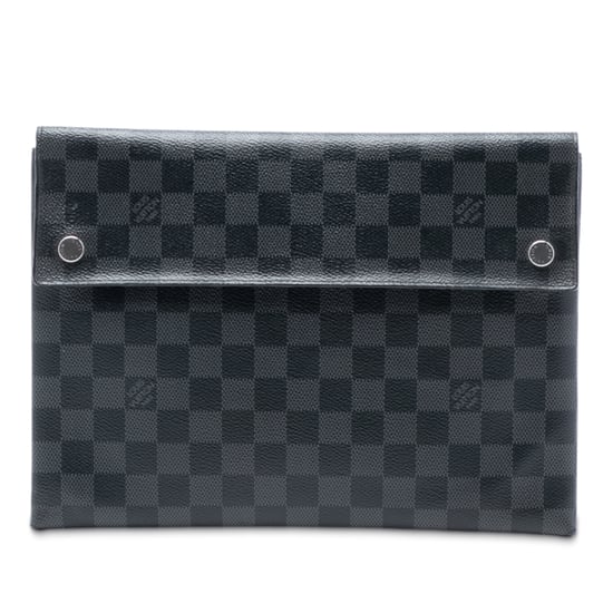 Pre-owned Damier Graphite Alpha Pochette Gm - Image 1