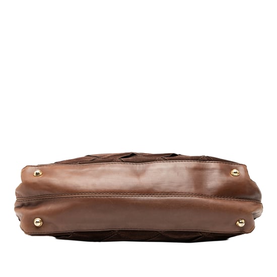 Pre-owned Suede Intrecciato Tote - Image 3