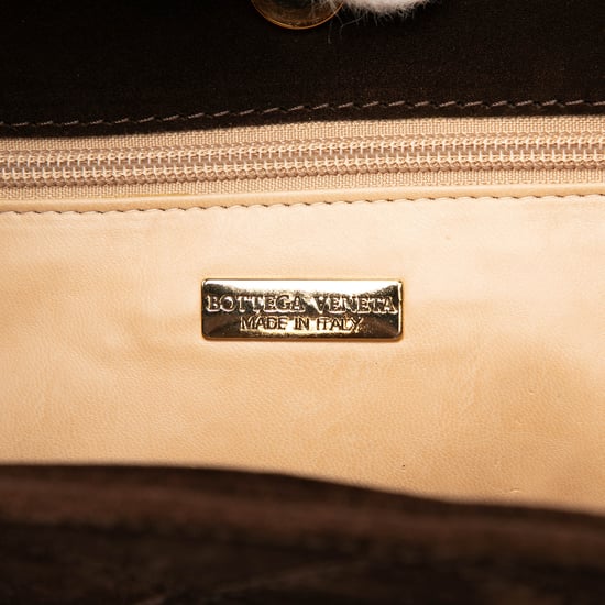 Pre-owned Suede Intrecciato Tote - Image 5