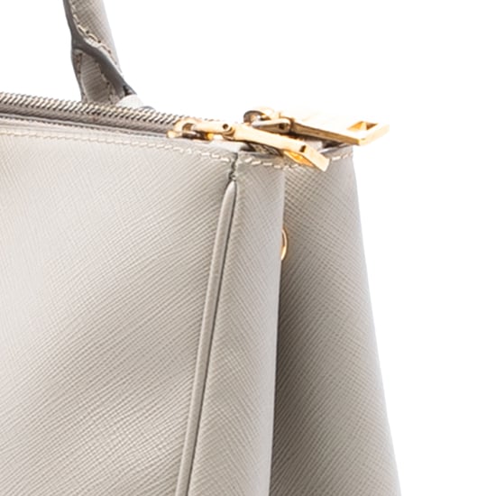 Pre-owned Large Saffiano Lux Galleria Double Zip Tote - Image 6