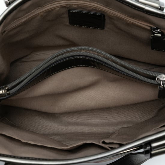 Pre-owned Supernova Check Coated Canvas Tote - Image 4