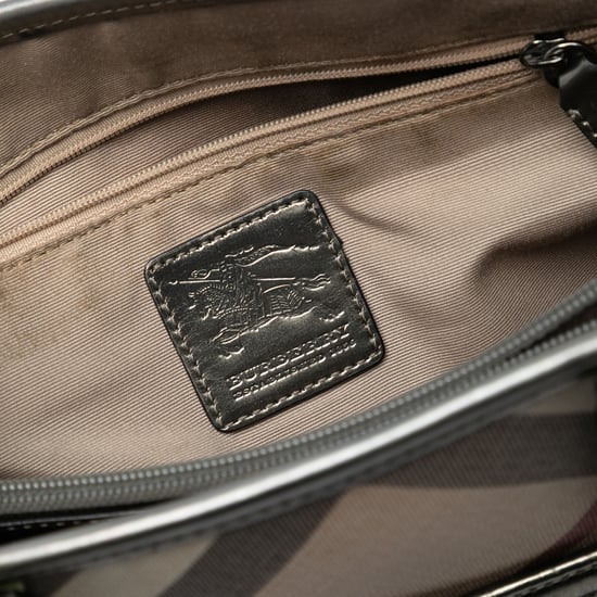 Pre-owned Supernova Check Coated Canvas Tote - Image 5