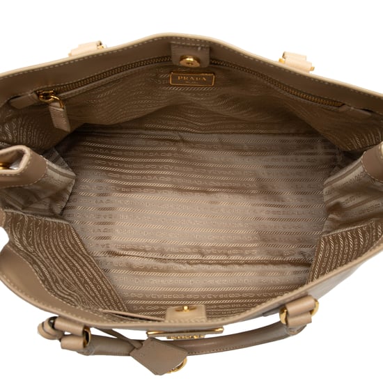Tweedehands Grote Saffiano Lux Galleria Tote - Image 5