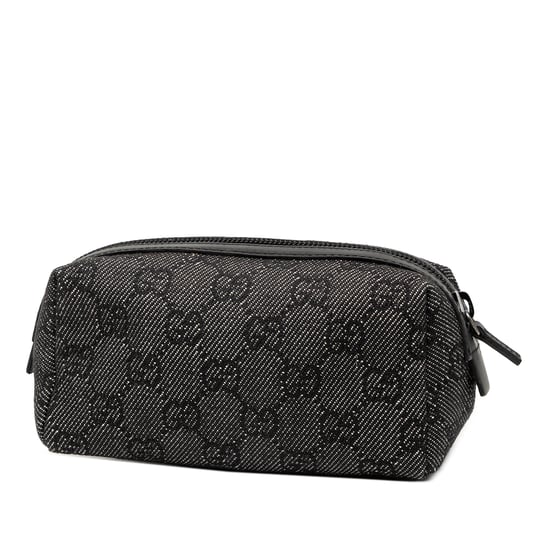 Pre-owned Gg Denim Cosmetic Pouch - Image 2