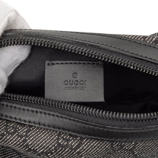 Pre-owned Gg Denim Cosmetic Pouch - Image 5