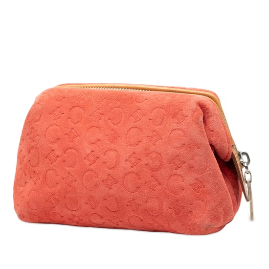 Pre-owned C Macadam Suede Pouch - Image 2