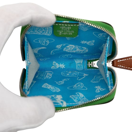 Pre-owned Epsom Azap Silk In Change Purse - Image 5
