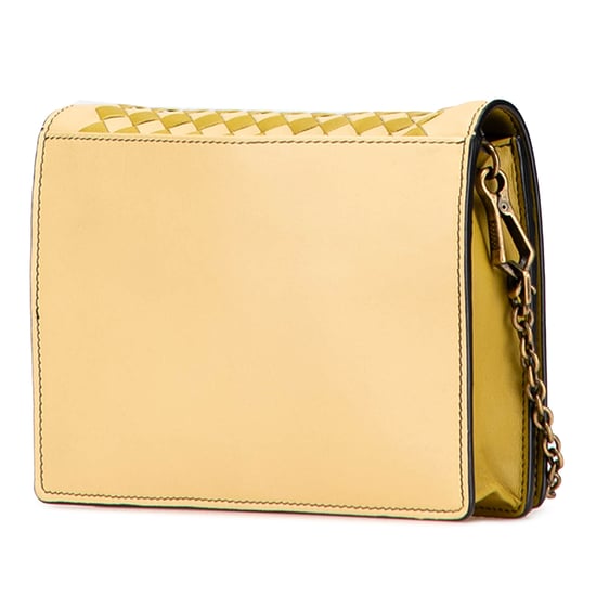 Pre-owned Nappa Intrecciato Studded Wallet On Chain - Image 2