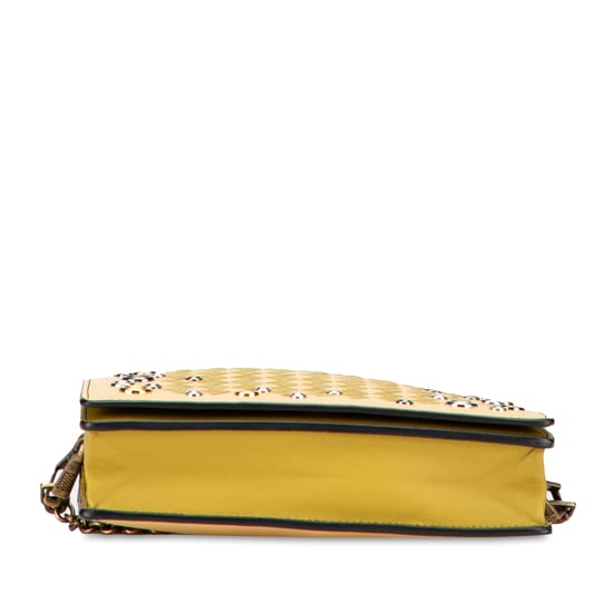Pre-owned Nappa Intrecciato Studded Wallet On Chain - Image 3