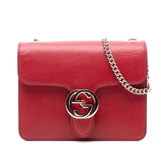 Pre-owned Small Dollar Calfskin Interlocking G Crossbody - Image 1