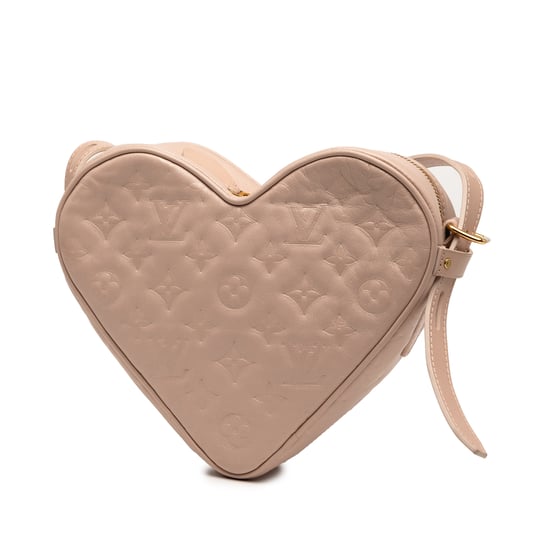 Begagnad Monogram Prägling Läder Fall In Love Sac Coeur - Image 2