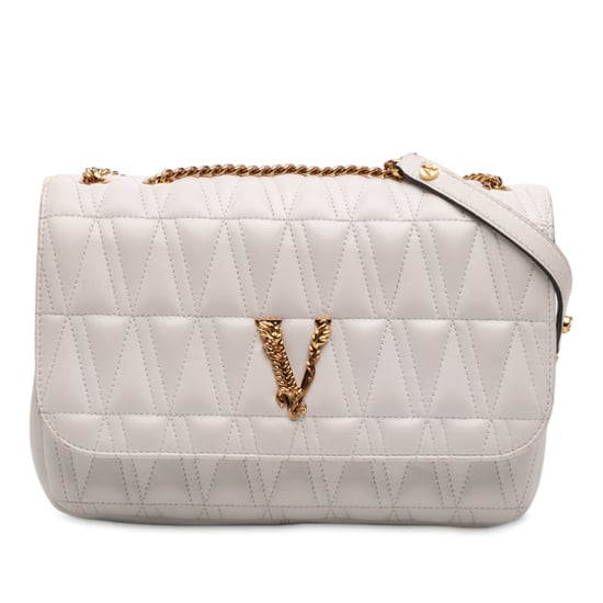 Pre-owned Nappa Leather Virtus V Crossbody - Image 1